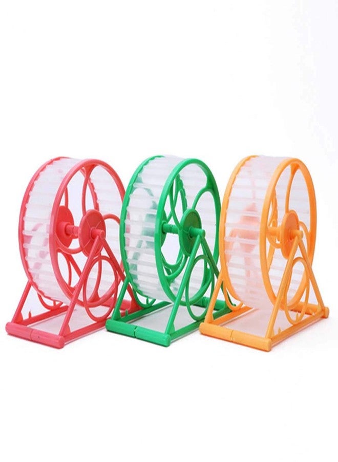 Kopida Hamster Exercise Wheel, Silent Running Wheel with Stand for Hamsters, Gerbils, Mice and Other Small Pets, Hamster Wheel Cage (Random Color, 1 PC), Dia 11cm/4.33in - Image 1